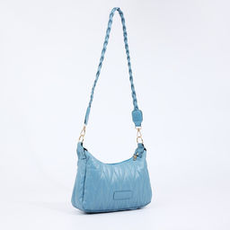 Сумка кросс-боди на молнии, цвет голубой - Simaland фото 7