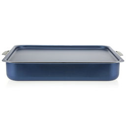 Azure Противень с антипригарным покрытием 35х27см Сатин, h6,3см, s0,9см, алюминиевая крышка (Россия)