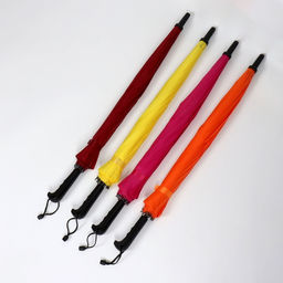 Зонт - трость полуавтоматический «Однотонный», 16 спиц, R=46/55 см, d=92 см, МИКС