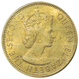 Монета 1/2 пенни 1963 года Ямайка