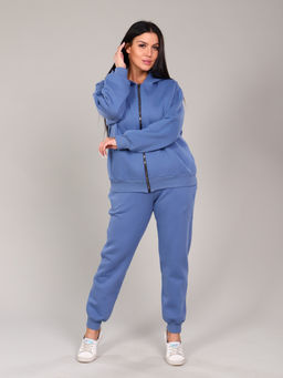 РАСПРОДАЖА Костюм жен. на флисе_Миранда_К12_индиго - Ihomelux фото 2