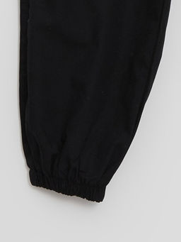 Beli Lastikli K?z ?ocuk Kargo Jogger Pantolon