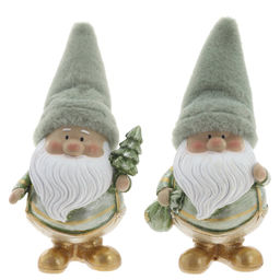 Фигурка декоративная "Дед Мороз", L8,5 W8 H17,5 см, 2в.