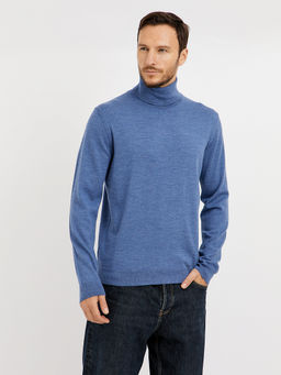 водолазка мужская базовая из шерсти