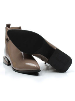 01-PCG265-2 DK.BEIGE Ботинки демисезонные женские (натуральная кожа, байка) - Фабричный китай фото 12