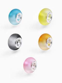 Цена за 5 шт. Шарм бусина «Матовый стиль», для творчества, МИКС