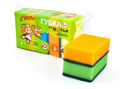 ЗОЛУШКА губка д/мытья посуды Макси ( 5шт)
