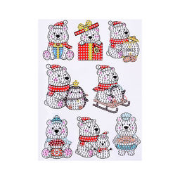 Мозаика алмазная "Северные мишки" в  коробке