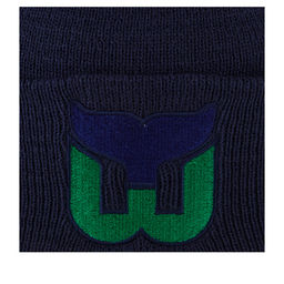 Шапка AMERICAN NEEDLE арт. 21019A-HAW Hartford Whalers Cuffed Knit NHL (темно-синий) фото 2