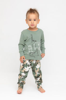 К 1541/24/милитари,тропический камуфляж пижама дет
