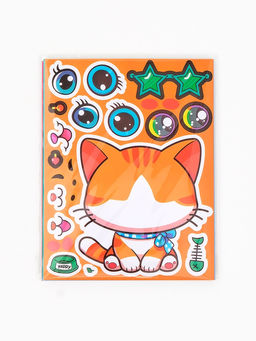 Наклейки детские для творчества "Котята" набор 16 шт.