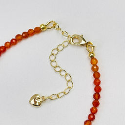 Браслет из Сердолика и Цитрина - Радуга самоцветов фото 4