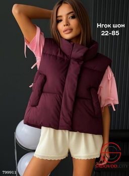 Жилетка женская короткая