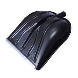 Ковш лопаты для уборки снега, 410 × 390 мм, пластик, алюминиевая планка, тулейка 32 мм