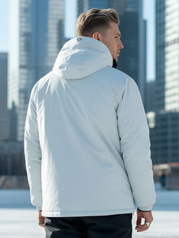 Горнолыжный костюм мужской зимний белого цвета 370Bl - Leifensh фото 35