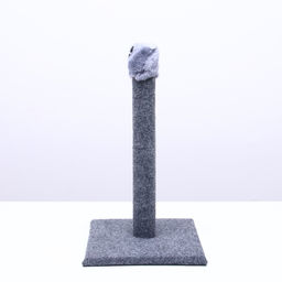 Когтеточка-столбик Комфорт, ковролин, 30 х 30 х 50 см, серая - Simaland фото 2