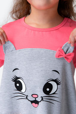 Хлопковое платье для девочки Happyfox