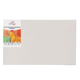 Холст грунтованный на подрамнике "VISTA-ARTISTA" ACMG-3050 100% хлопок 30 х 50 см 380 г/кв.м 2 шт Трубежской среднезернистый