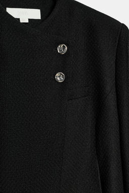 BLAZER CORTA CRUZADA / Negro - Zara фото 9