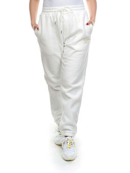 M039 WHITE Брюки спортивные женские на флисе (100% хлопок) 7986 - Fashion фото 2
