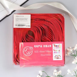 Цена за 20 шт. Подарочный бант - шар №4.5 Золотое сечение, красный, для упаковки подарков