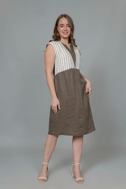 Платье 100% лен