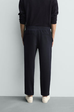 COMFORT NON-IRON JOGGER WAIST TROUSERS - Zara фото 27