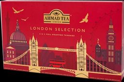 AHMAD TEA. Ассорти London Selection карт.пачка, 40 пирамидки