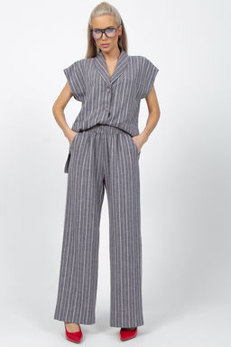 Брюки Орлеан (полоска/серый)