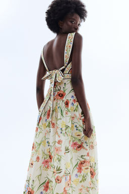 Vestido con lazada - H&m фото 4