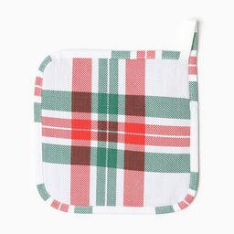 Набор кух. Этель Нoliday decoration: варежка 20х27 см, прихватка 19х19 см, репс, 100% хл  фото 5