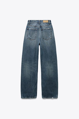 TRF CURVED HIGH-WAIST JEANS - Zara фото 12