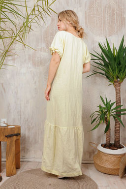 Платье AMORI 9714 желтый лимон  фото 3