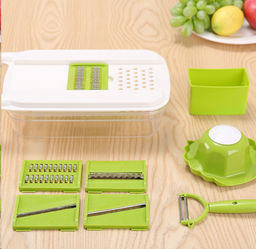 Овощерезка с 5 насадками держателем и овощечисткой/ DK-449 /уп 24/681317