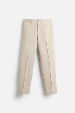 TEXTURED SUIT TROUSERS - Zara фото 5