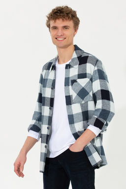 U. S. Polo Assn / Мужская синяя джинсовая рубашка - U.s. polo assn фото 14