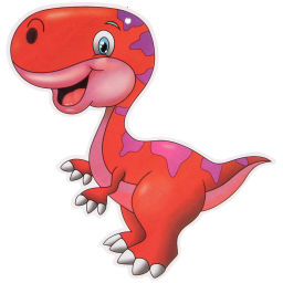 Подвесное украшение "Динозавры" 9 шт