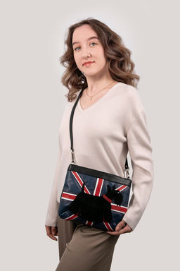 Сумка с аппликацией ДС-261-134 черный - Protege фото 5