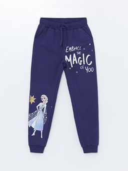 Beli Lastikli Elsa Bask?l? K?z ?ocuk Jogger E?ofman Alt?