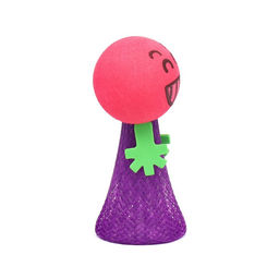 Игрушка для кошек Пружинистый смайл, 4 см, микс цветов - Пижон фото 2