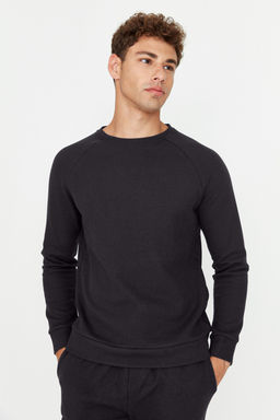 TRENDYOL MAN Lacivert Regular Fit Waffle Orme Pijama Tak?m? TMNAW23PT00015 - Trendyolmilla фото 22