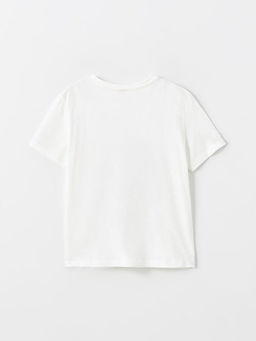 Bisiklet Yaka K?z ?ocuk Ti??rt - Waikiki фото 2