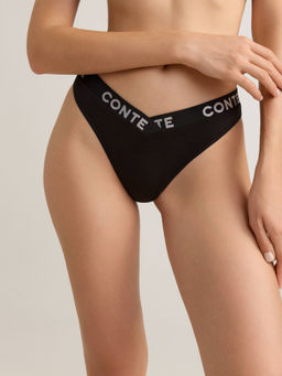 CONTE COMFY LINE LBR 2991 Трусы женские black-silver