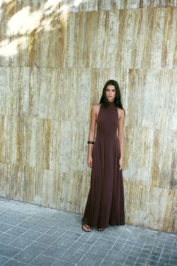 LONG OPEN BACK DRESS