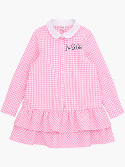 Платье в клетку UD 6117 розовый - Mini maxi фото 3