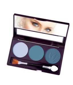 Latuage Тени для век SMART TOUCH 3-х цветные тон 304 синие оттенки
