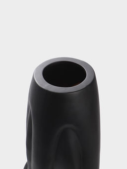 Ваза напольная керамика "Бертольдо" 58х12 см, чёрный