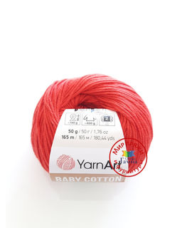 Беби коттон (Baby cotton) пряжа YarnArt 50%хлопок 50%акрил10x50г/165м