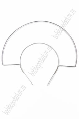 Ободок для волос №3 (SF-7495) серебро
