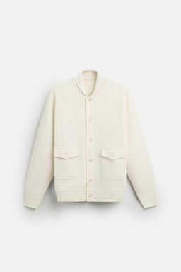 RIBBED JACKET WITH POCKETS - Zara фото 6